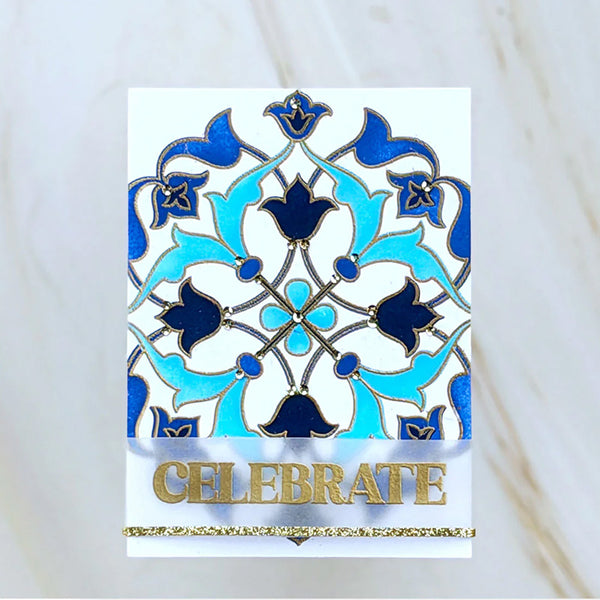Altenew Clear Stamp Arabesque Medallion