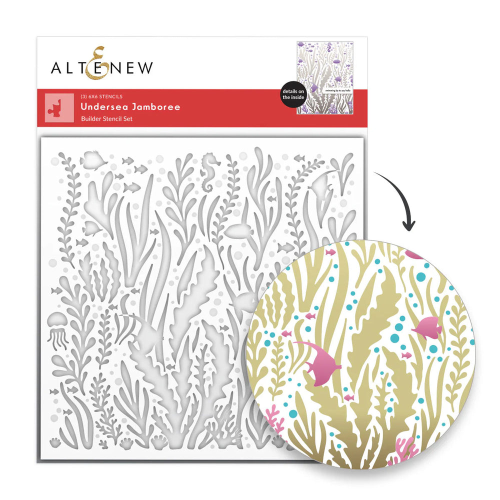 Altenew Stencil Undersea Jamboree
