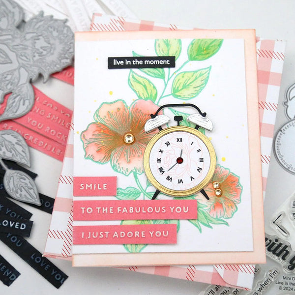 Altenew 5pc Embossing Folder Exceptional Embossed Sentiments