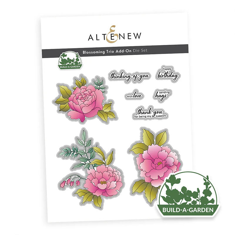 Altenew Dies Blossoming Trio Add-On