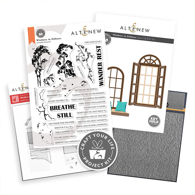 Altenew 4pc Craft Your Life Project Kit: Windows to Stillness