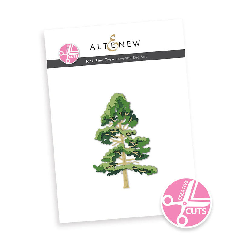 Altenew Dies Jack Pine Tree Layering