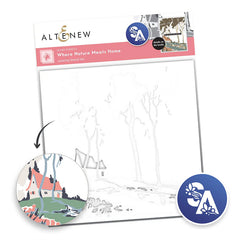 Altenew Stencil Where Nature Meets Home