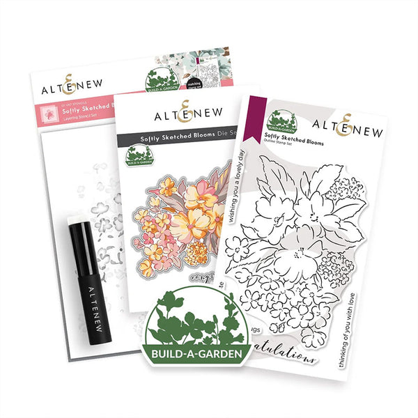 Altenew 3pc Build-A-Garden: Softly Sketched Blooms