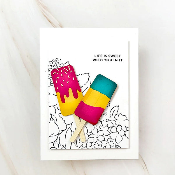 Altenew Stamps & Dies Mini Delight: Sweet Popsicles