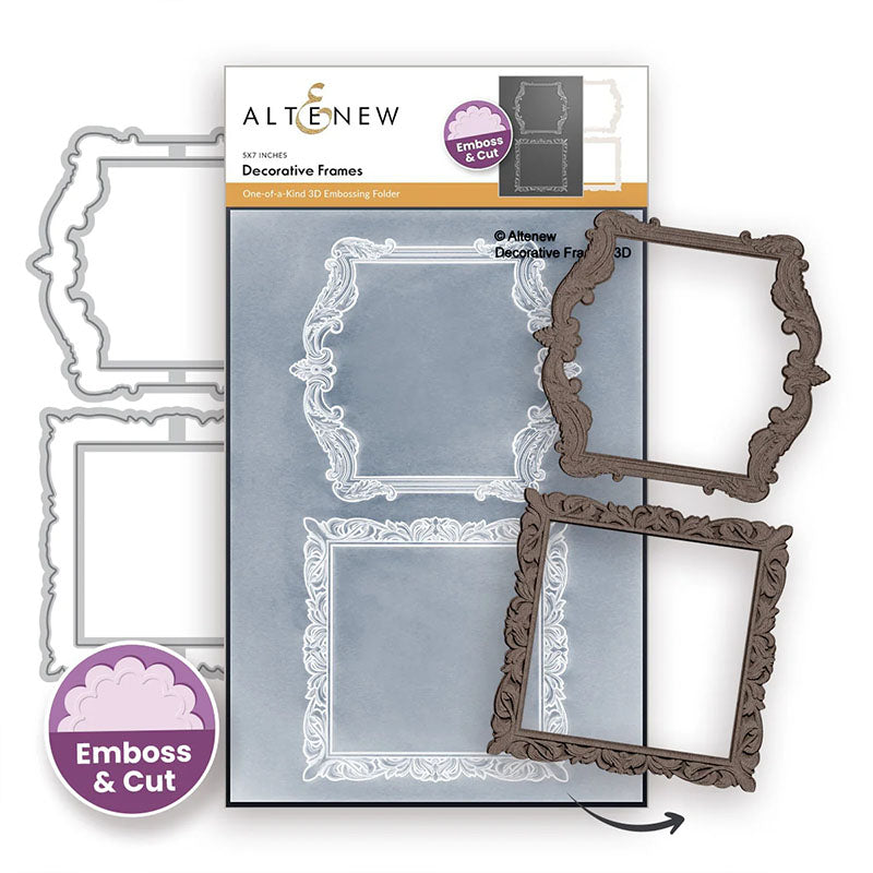 Altenew Embossing Folder Decorative Frames