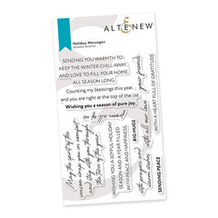 Altenew Clear Stamps Holiday Messages
