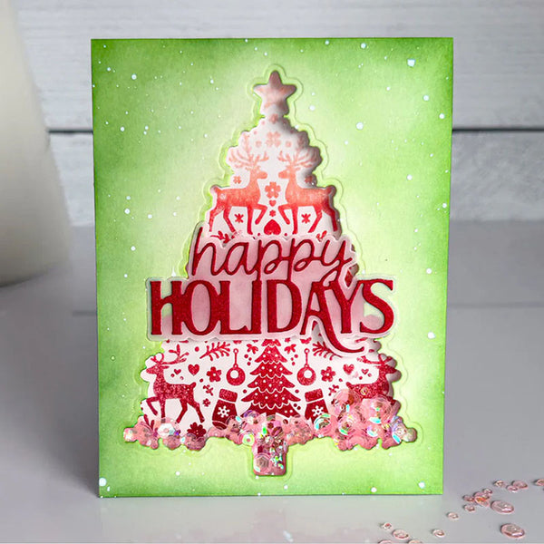 Altenew Clear Stamps Winter Woodland