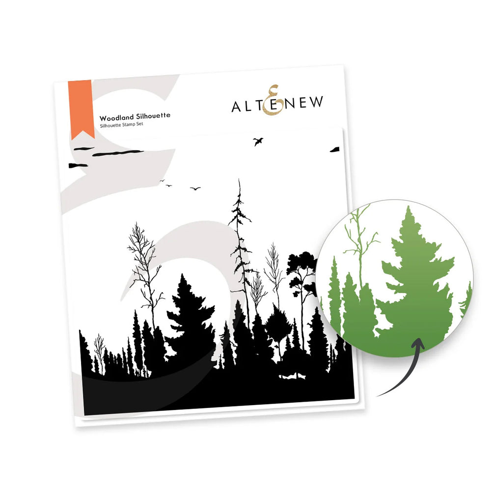 Altenew Clear Stamps Woodland Silhouette