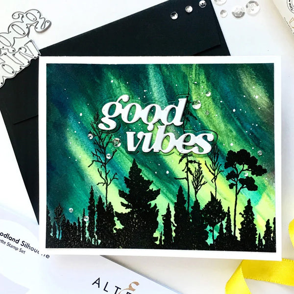 Altenew Clear Stamps Woodland Silhouette