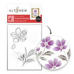 Altenew Stencil Painted Petals