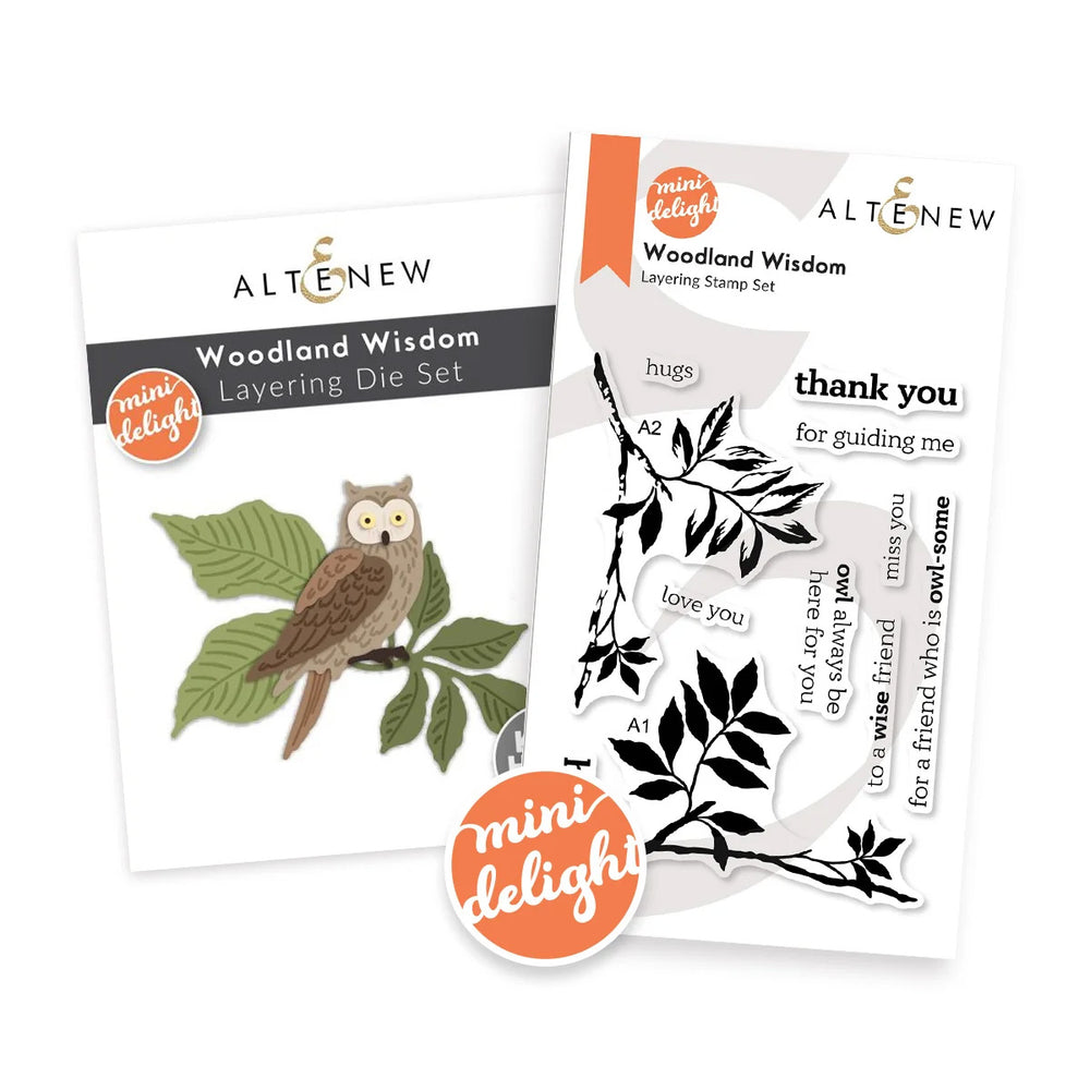 Altenew Stamps & Dies Mini Delight: Woodland Wisdom