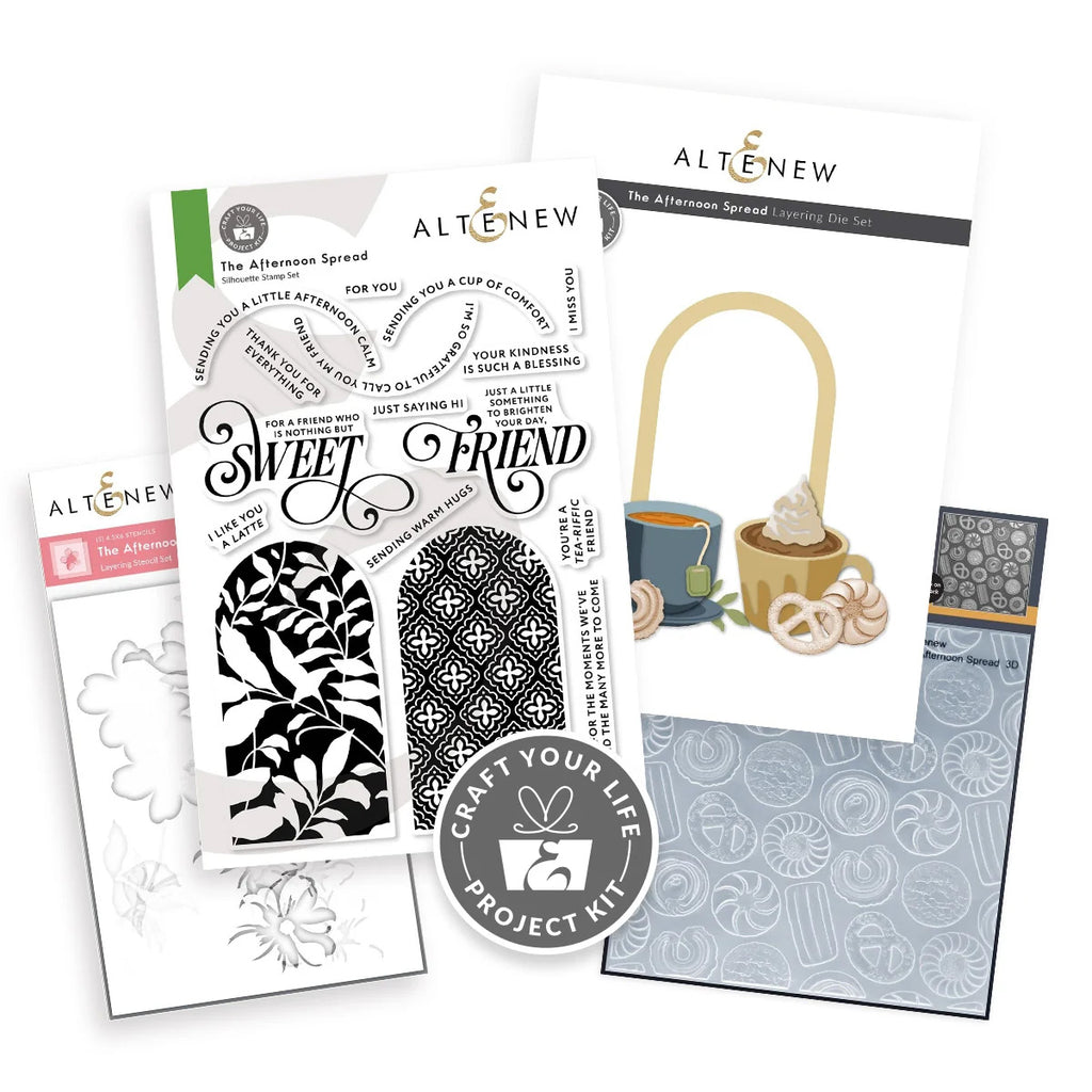 Altenew 4pc Craft Your Life Project Kit: The Afternoon Spread