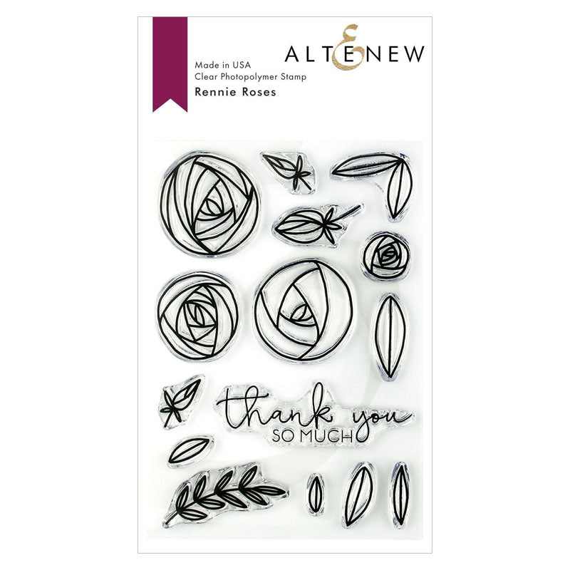 Altenew Clear Stamps Rennie Roses