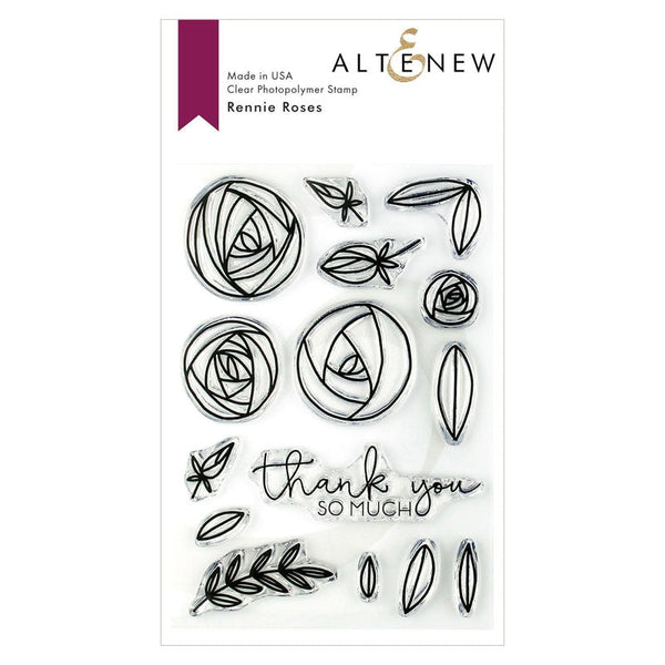 Altenew Clear Stamps Rennie Roses