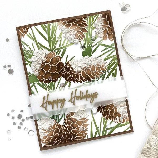 Altenew Stencil Classic Pine A