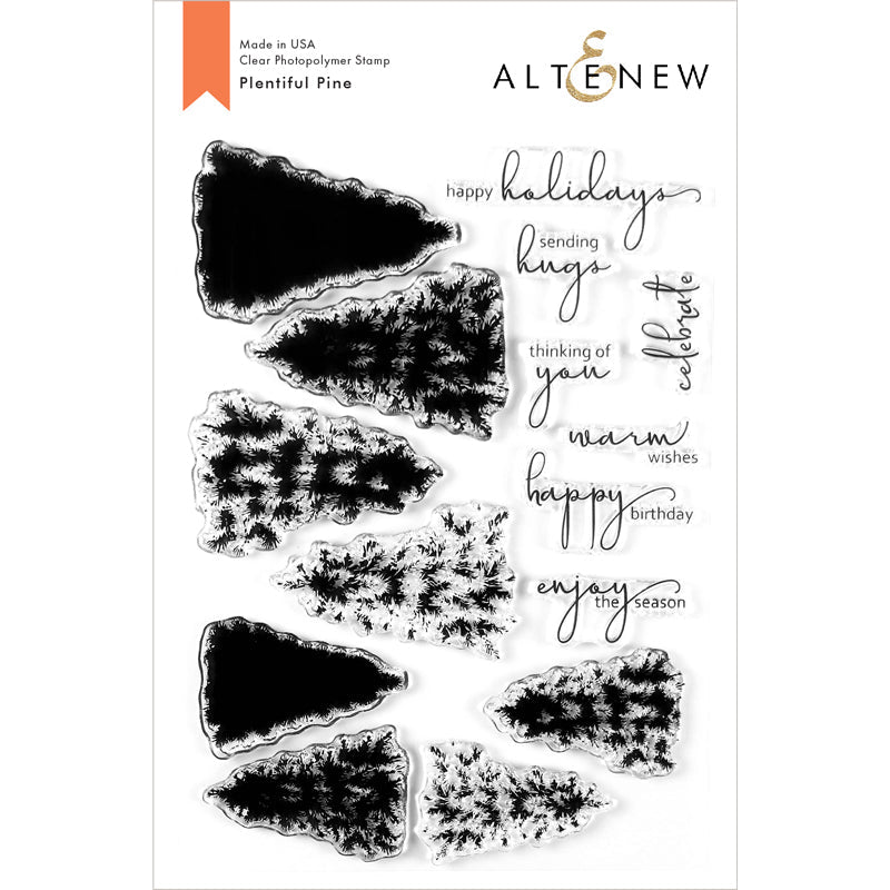 Altenew Clear Stamps Plentiful Pine