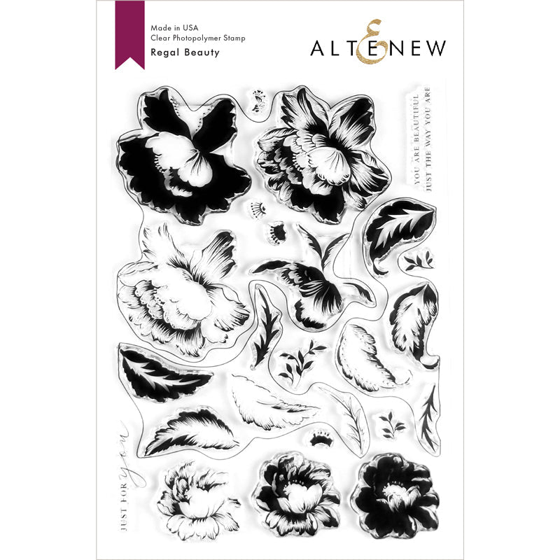 Altenew Clear Stamps Regal Beauty