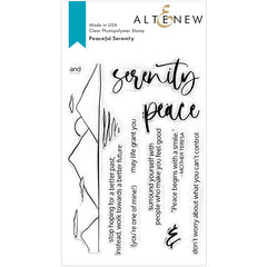 Altenew Clear Stamps Peaceful Serenity