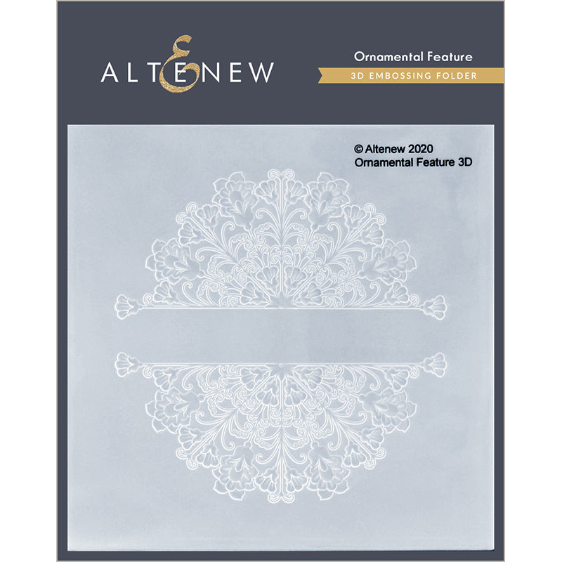 Altenew Embossing Folder Ornamental Feature 3D
