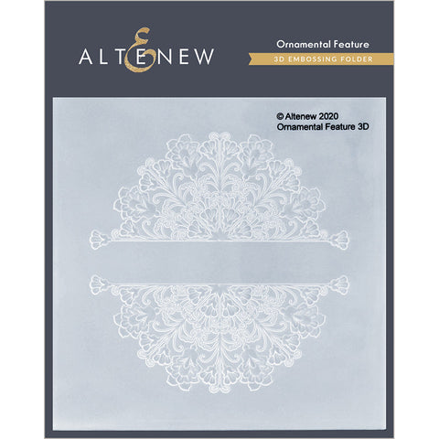 Altenew Embossing Folder Ornamental Feature 3D