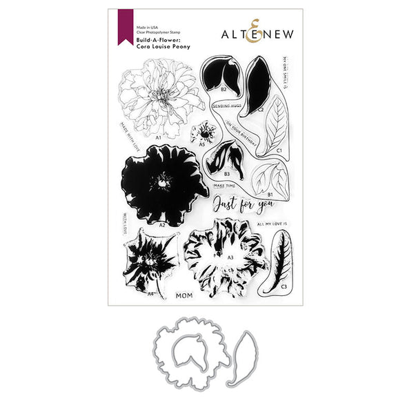 Altenew Stamp & Die Build-A-Flower: Cora Louise Peony