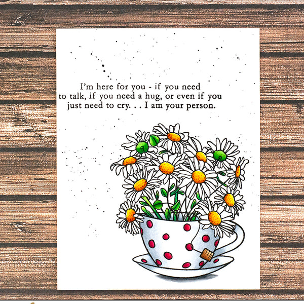 Altenew Clear Stamps Paint-A-Flower Chamomile Outline