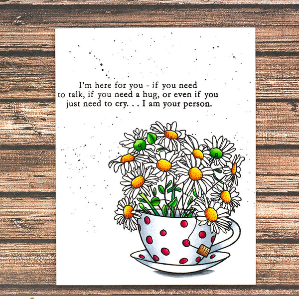 Altenew Clear Stamps Paint-A-Flower Chamomile Outline