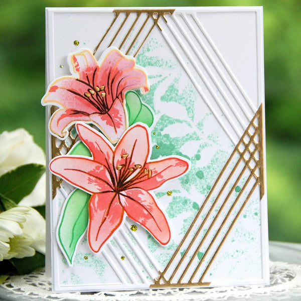 Altenew Stencil Inky Lily