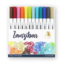 Altenew Dual Tip Pen 12pc Zanzibar