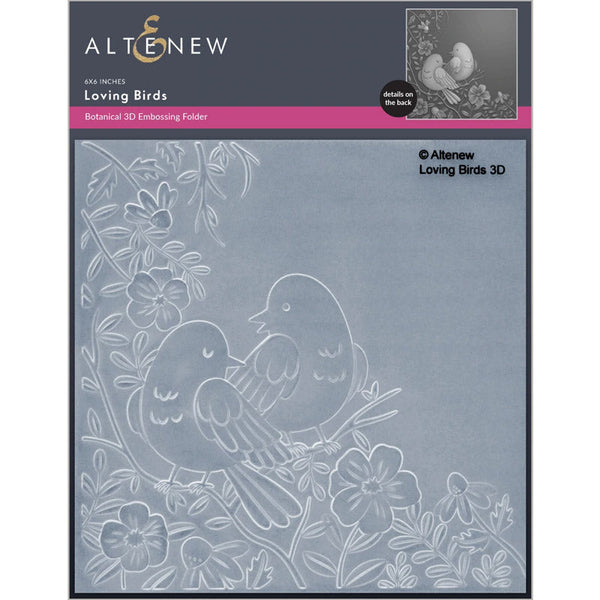 Altenew Embossing Folder Loving Birds
