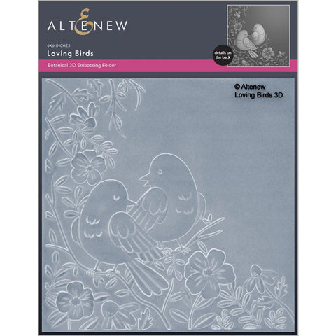 Altenew Embossing Folder Loving Birds