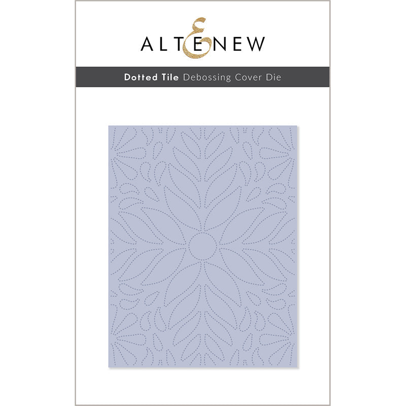 Altenew Dies Dotted Tile Debossing Cover