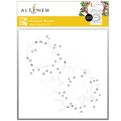 Altenew Stencil Mistletoe Wreath