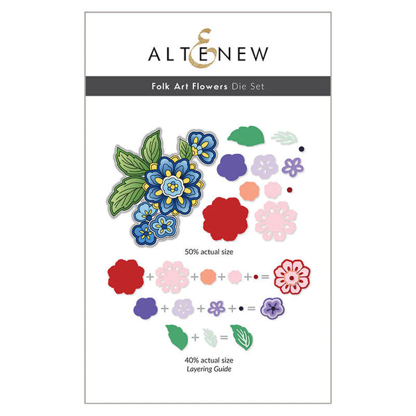 Altenew Dies Folk Art Flowers