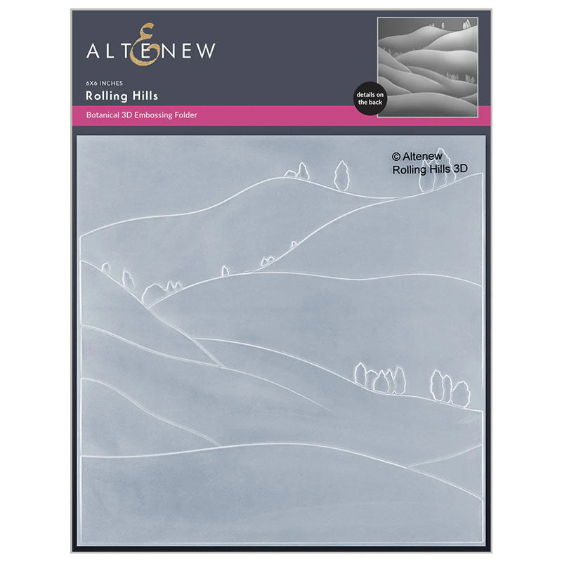 Altenew Embossing Folder Rolling Hills