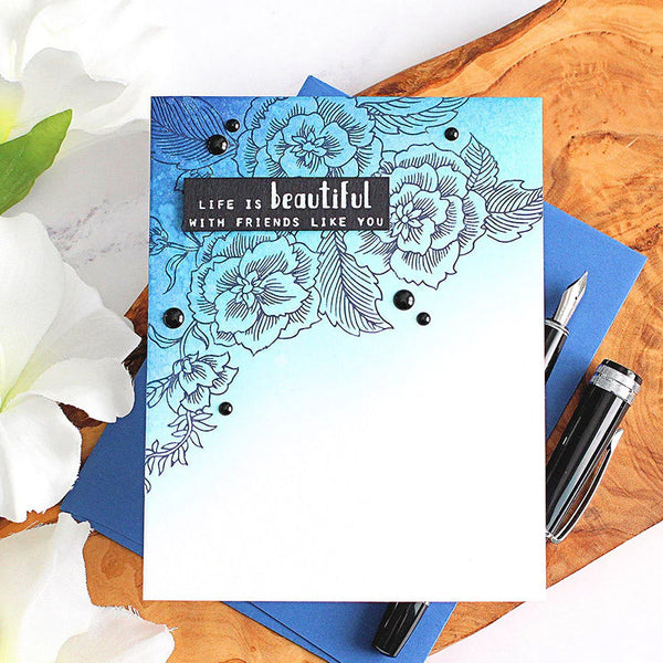 Altenew Press Plate Floral Engravings