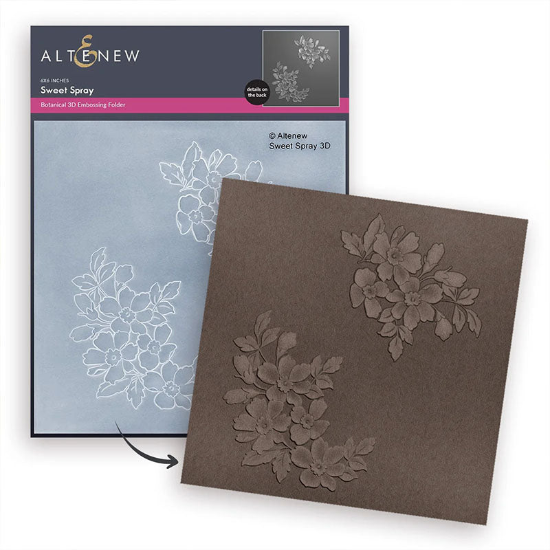 Altenew Embossing Folder Sweet Spray