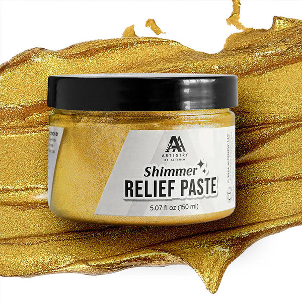 Altenew Shimmer Relief Paste Mayan Gold