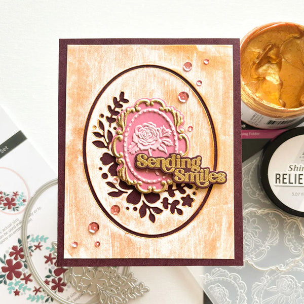 Altenew Shimmer Relief Paste Mayan Gold