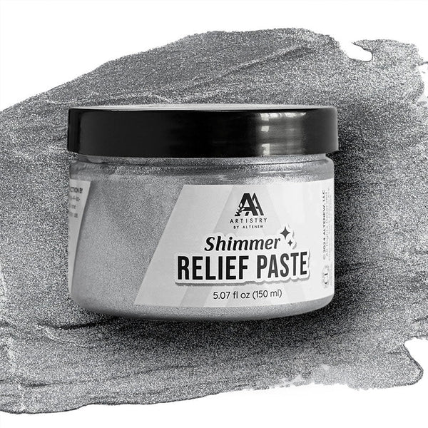 Altenew Shimmer Relief Paste Silver