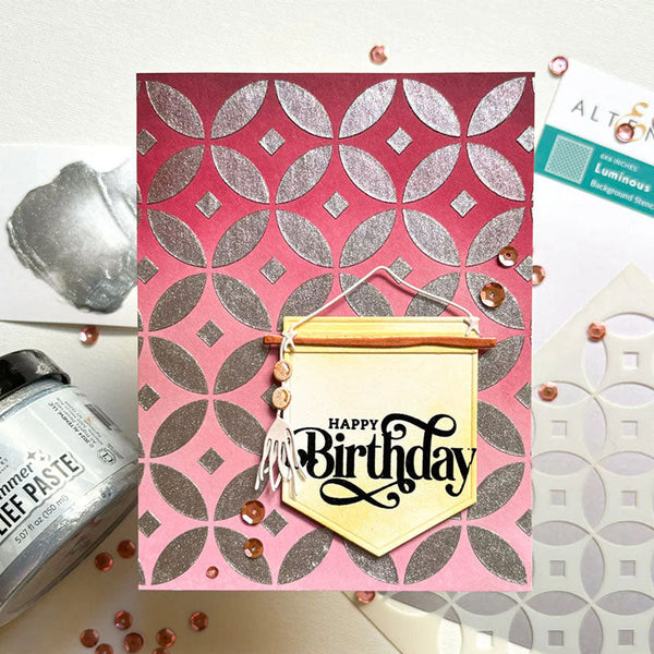 Altenew Shimmer Relief Paste Silver