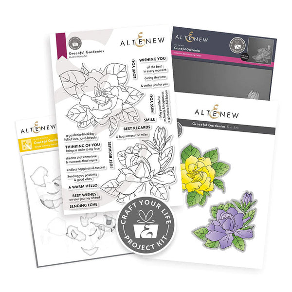 Altenew Craft Your Life Project Kit Graceful Gardenias