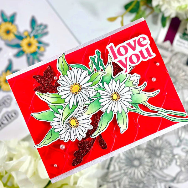 Altenew Dies Build-A-Garden: Daisy Crown Add-on