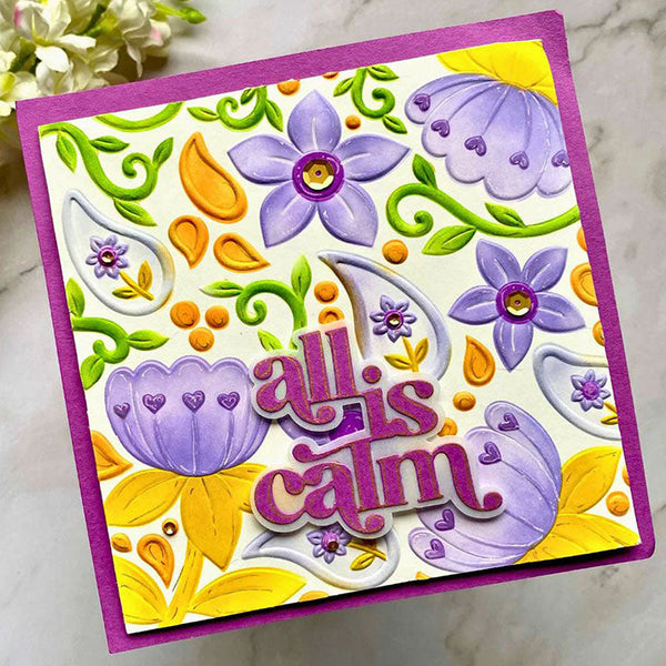 Altenew Stencil Hearts & Paislies