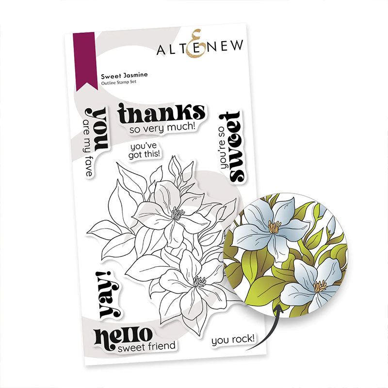 Altenew Clear Stamps Sweet Jasmine