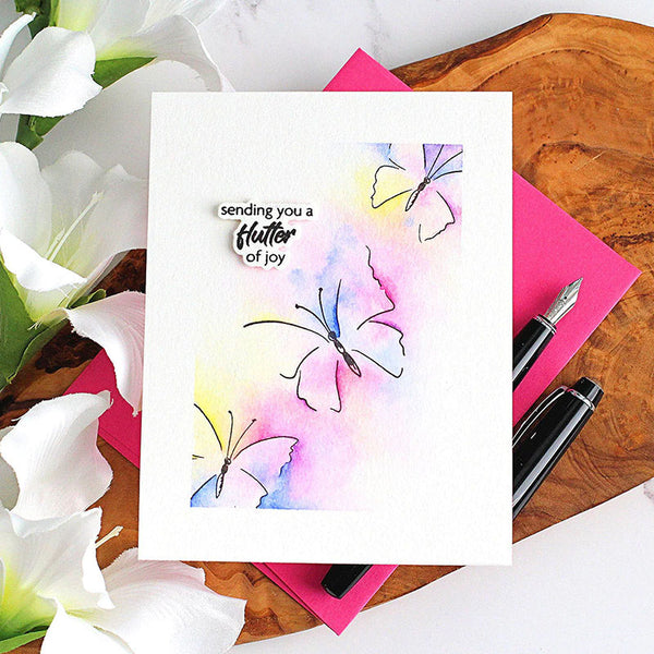 Altenew Clear Stamps Paint & Stamp Butterflies