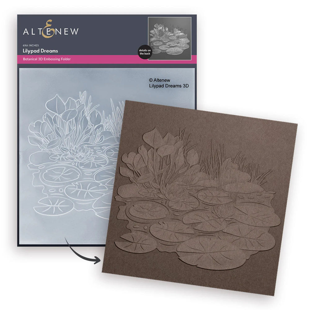 Altenew Embossing Folder Lilypad Dreams