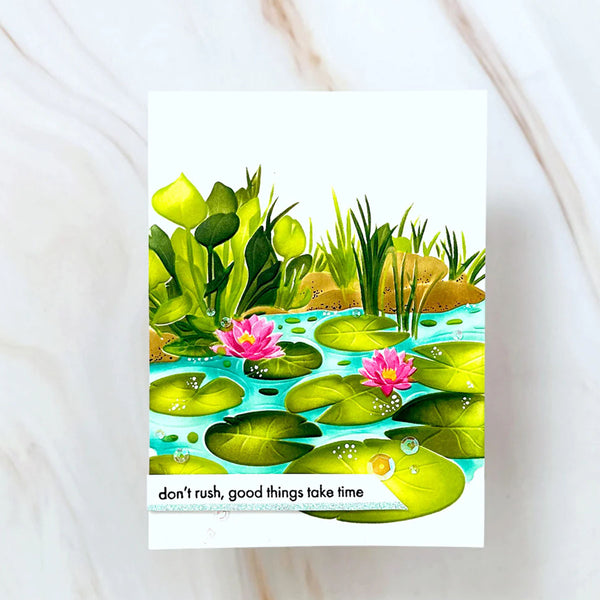 Altenew Embossing Folder Lilypad Dreams