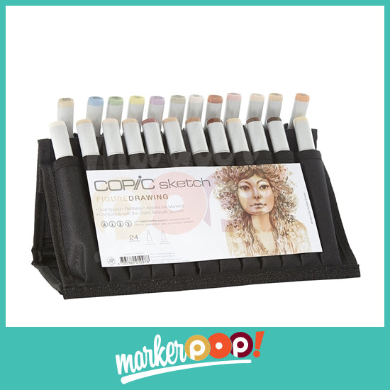 COPIC Sketch Marker 24pc Wallet Figure Drawing